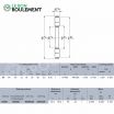 Rodamiento axial de rodillos cilíndricos K89306-NTN