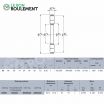 Rodamiento axial de rodillos cilíndricos K89309-NTN