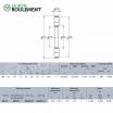 Rodamiento axial de rodillos cilíndricos K89313-NTN