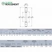 Rodamiento axial de rodillos cilíndricos K89316-NTN