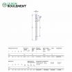 Arandela para rodamiento axial de rodillos LS1528-SKF