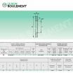 Arandela para rodamiento axial de rodillos LS3047
