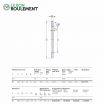 Arandela para rodamiento axial de rodillos LS75100-SKF