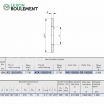 Arandela para rodamiento axial de rodillos WS120220-IKO