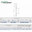 Arandela para rodamiento axial de rodillos WS2542-IKO