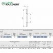 Arandela para rodamiento axial de rodillos WS3052-IKO