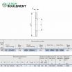 Arandela para rodamiento axial de rodillos WS5590-IKO