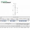Arandela para rodamiento axial de rodillos WS6085-IKO