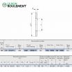 Arandela para rodamiento axial de rodillos WS6590-IKO