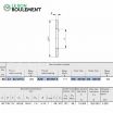 Arandela para rodamiento axial de rodillos WS80105-IKO