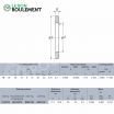 Arandela para rodamiento axial de rodillos WS81102-NTN