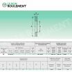 Arandela para rodamiento axial de rodillos WS81106