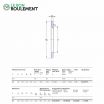 Arandela para rodamiento axial de rodillos WS81108-SKF