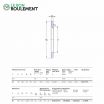 Arandela para rodamiento axial de rodillos WS81113-SKF