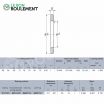 Arandela para rodamiento axial de rodillos WS81114-NTN