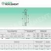 Arandela para rodamiento axial de rodillos WS81120