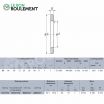 Arandela para rodamiento axial de rodillos WS81211-NTN