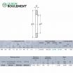 Arandela para rodamiento axial de rodillos WS81222-NTN