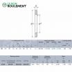 Arandela para rodamiento axial de rodillos WS81226-NTN