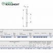 Arandela para rodamiento axial de rodillos WS85110-IKO