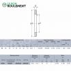 Arandela para rodamiento axial de rodillos WS89309-NTN