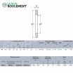 Arandela para rodamiento axial de rodillos WS89316-NTN