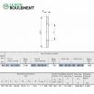 Arandela para rodamiento axial de rodillos WS90135-IKO