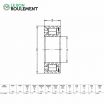 Rodamiento de rodillos cilíndricos SL183009-C3-INA