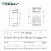 Rodamiento de rodillos cilíndricos NJG2309-VH-C3-VB027-SKF