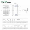 Rodamiento de rodillos cilíndricos NN3020-K-TN9-SP-W33-SKF