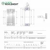 Rodamiento de rodillos cilíndricos NNU4930-B-SP-C3-W33-SKF
