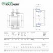 Rodamiento de rodillos cónicos 30238-J2-SKF