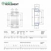 Rodamiento de rodillos cónicos 7303-SKF