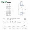 Rodamiento de rodillos cónicos 31316-J1/Q-CL7A-SKF