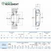 Rodamiento de rodillos cónicos 320/22-XJ-NSK