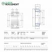 Rodamiento de rodillos cónicos 7116-SKF