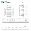 Rodamiento de rodillos cónicos 32311-BJ2/Q-CL7C-SKF