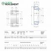 Rodamiento de rodillos cónicos 7620-SKF