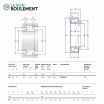 Rodamiento de rodillos cónicos 33011/Q-SKF