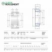 Rodamiento de rodillos cónicos T7FC055/Q-CL7C-SKF