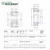 Rodamiento de rodillos cónicos T7FC065-Q-CL7C-SKF