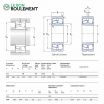 Rodamiento oscilante dos hileras de rodillos 22220-E-SKF