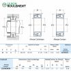 Rodamiento oscilante dos hileras de rodillos 22318-EA-K-E4-C3-NSK