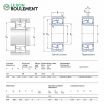Rodamiento oscilante dos hileras de rodillos 22330-CC-K-C3-W33-SKF