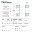 Rodamiento oscilante dos hileras de rodillos 23136-CC-K-W33-C3-SKF