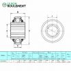 Rodamiento de bolas 18K207N