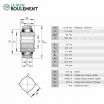 Rodamiento de bolas GVK104-209KTTB-INA