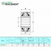 Rodamiento de bolas PDNF240/9G