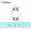 Rodamiento de bolas PDNF145-45G
