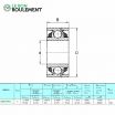 Rodamiento de bolas DC211TTR2